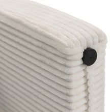 3 Piece Opher Corduroy Ottoman Bench & Footstool Set